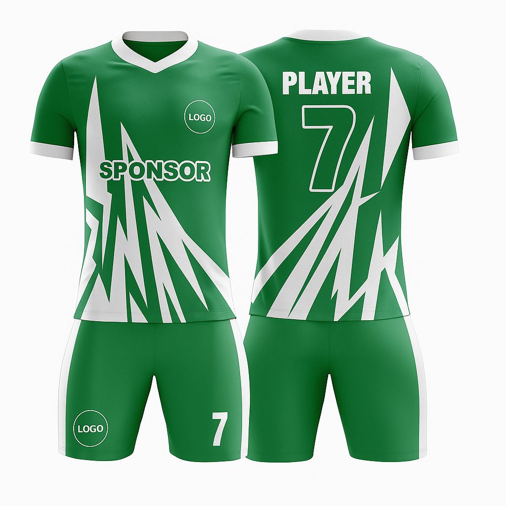 Kid's SoccerJersey - Lightning Zigzag