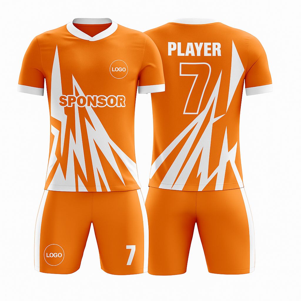 Kid's SoccerJersey - Lightning Zigzag