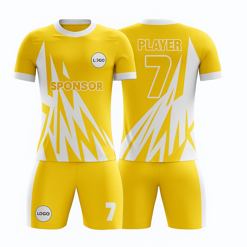 Kid's SoccerJersey - Lightning Zigzag