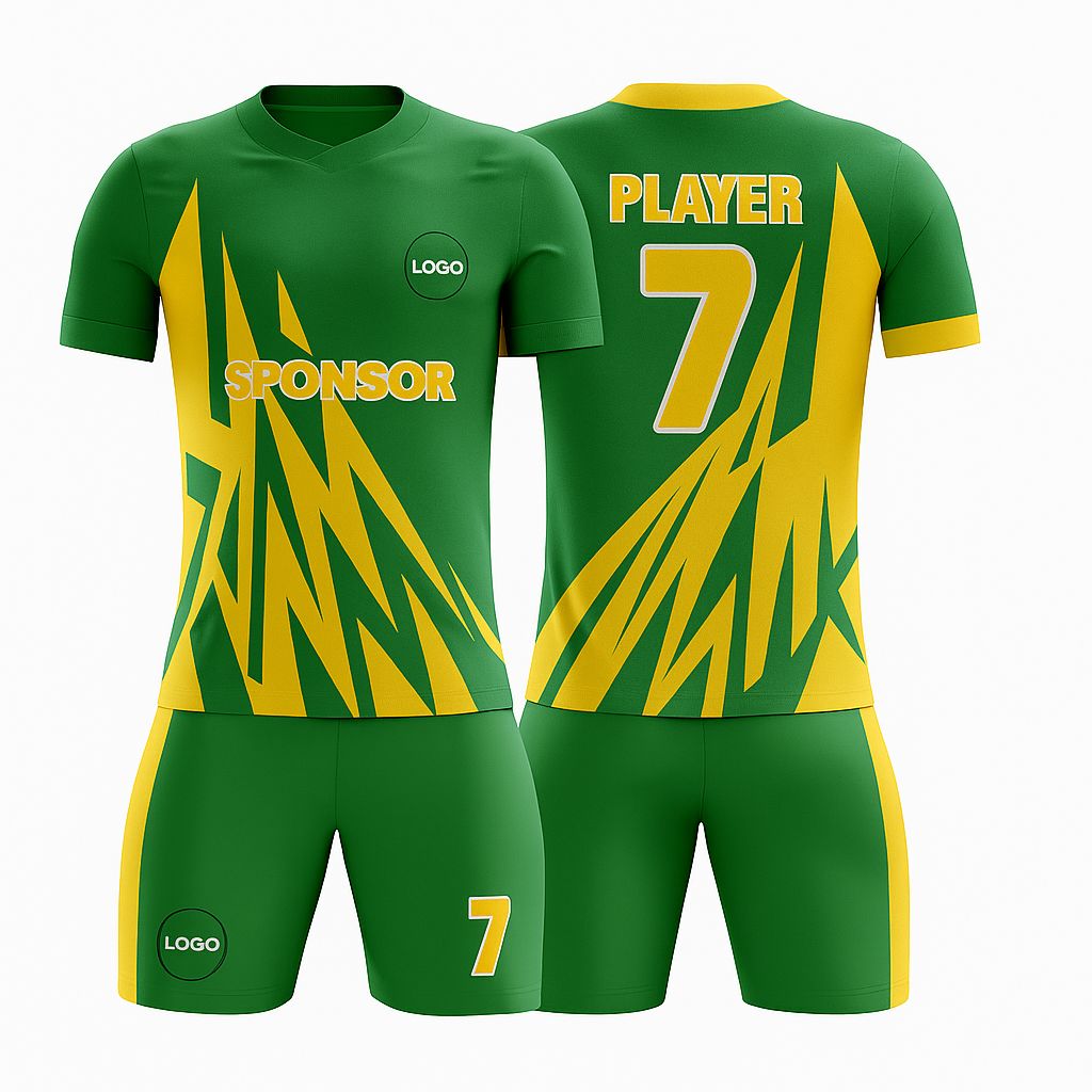 Kid's SoccerJersey - Lightning Zigzag