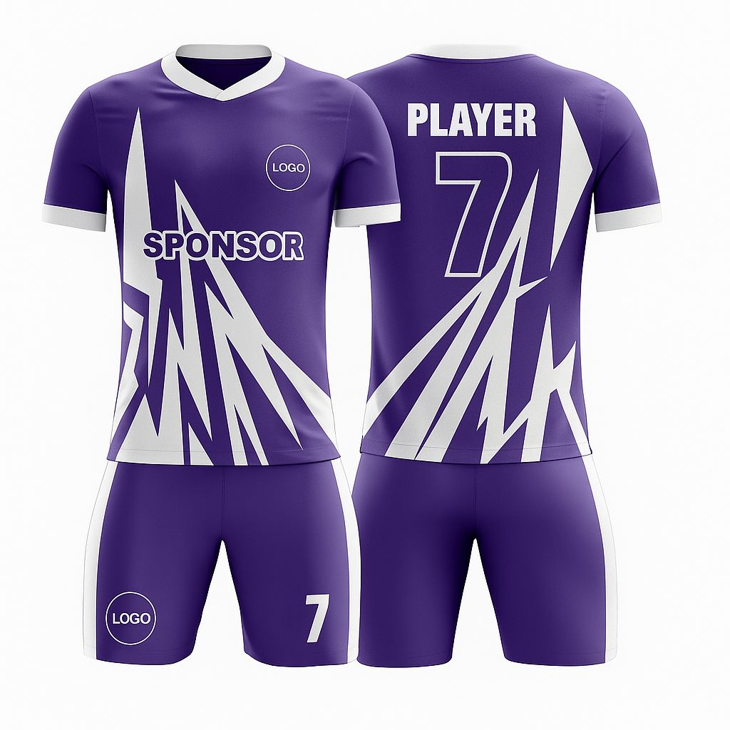 Men's SoccerJersey - Lightning Zigzag