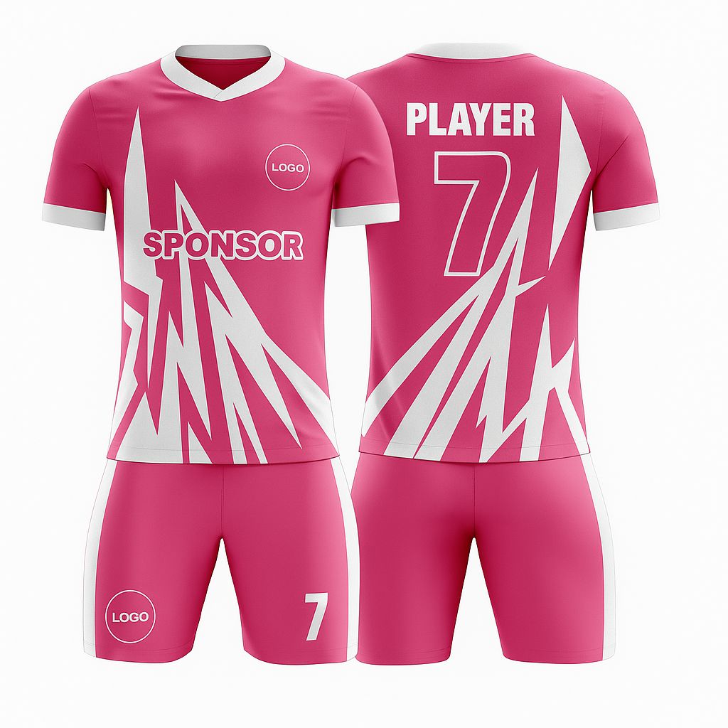 Kid's SoccerJersey - Lightning Zigzag