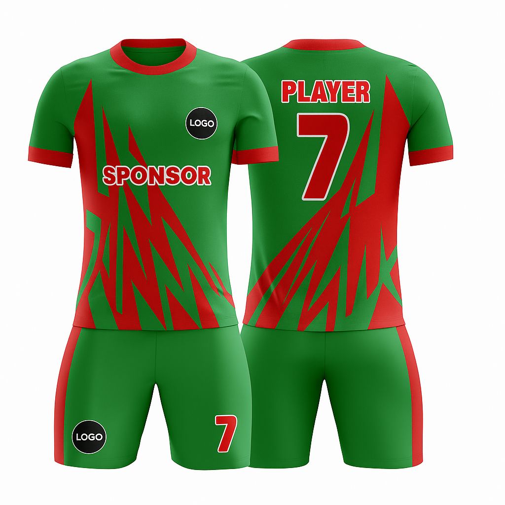 Kid's SoccerJersey - Lightning Zigzag