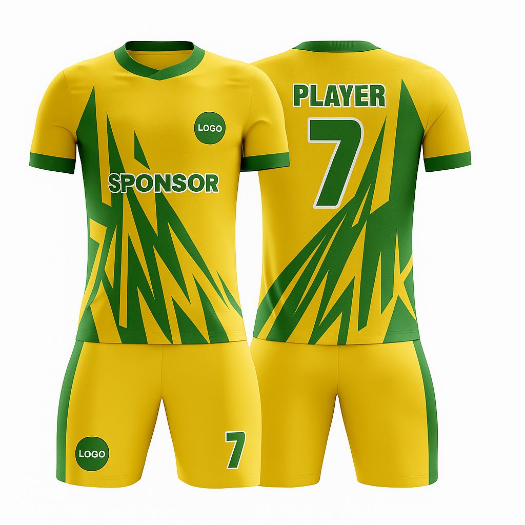 Kid's SoccerJersey - Lightning Zigzag