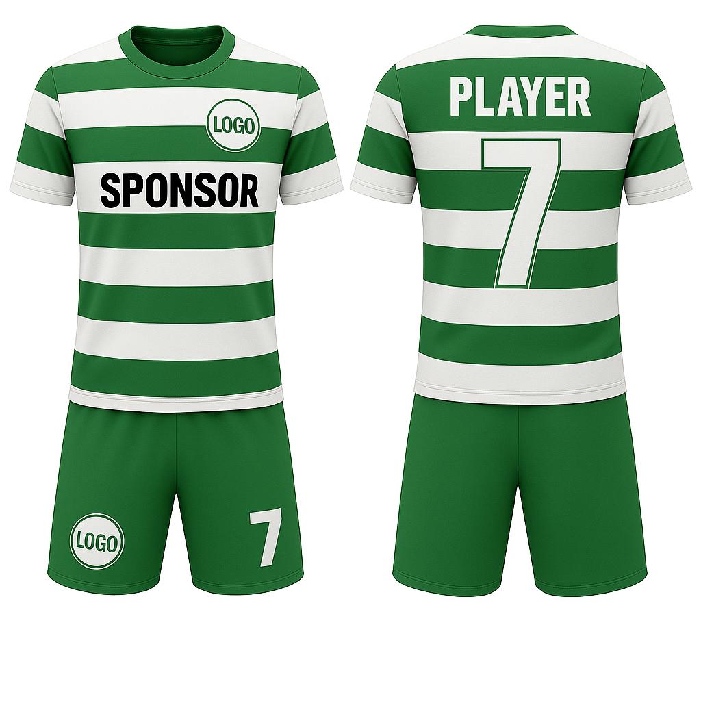 Men's Horizontal Stripe Soccer Jersey