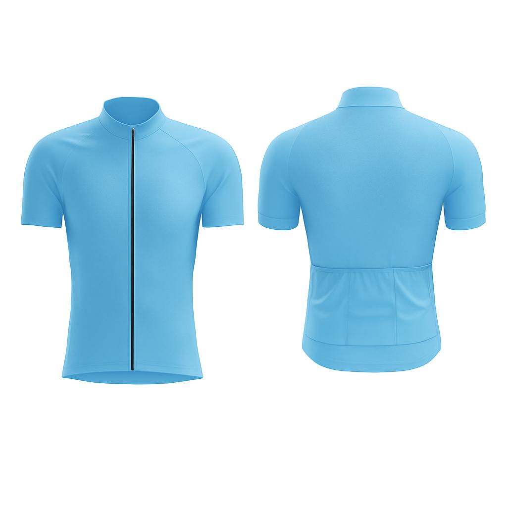 JJ Super Cyclist One Color Short Sleeve Cycling Jersey