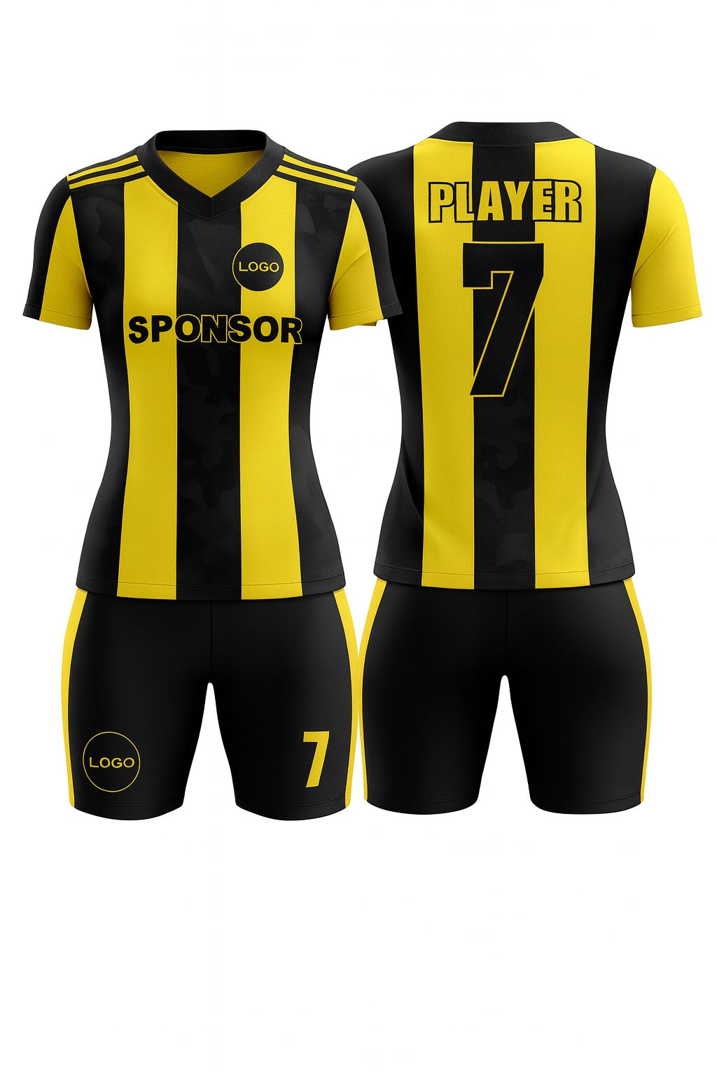 Women's Soccer Jersey - Stripe Camo