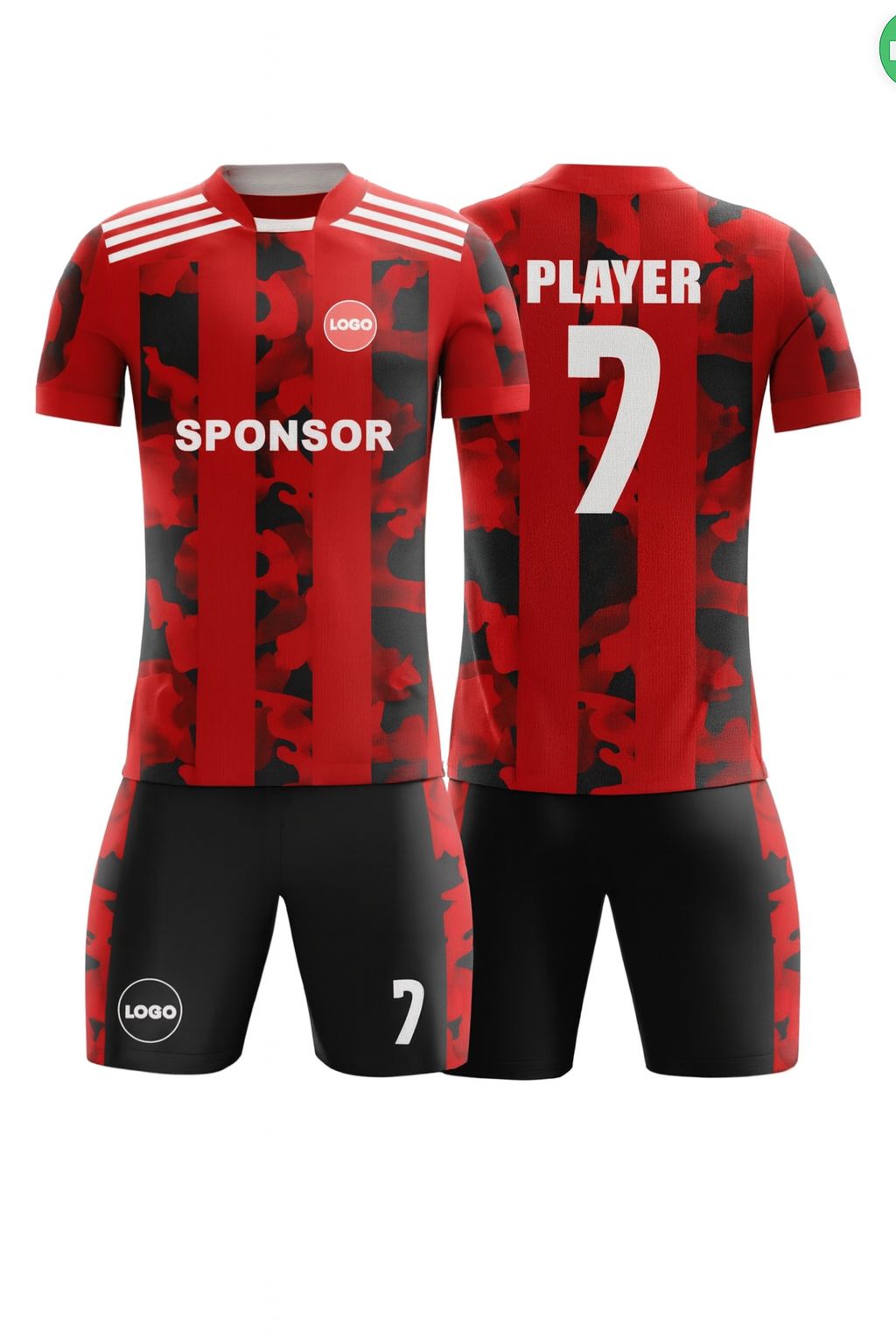 Men's Soccer Jersey - Stripe Camo