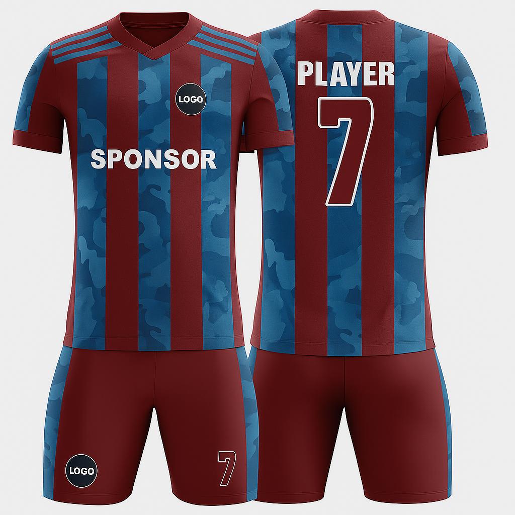 Men's Soccer Jersey - Stripe Camo