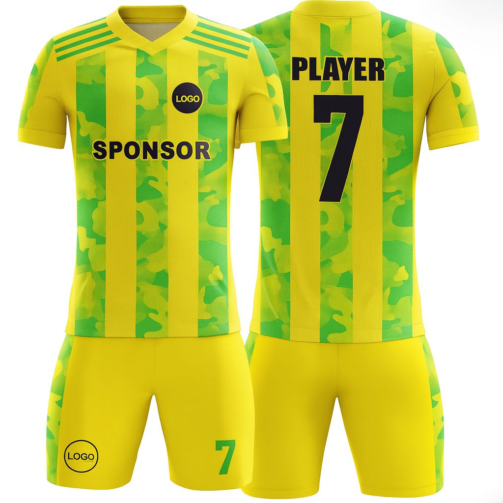 Men's Soccer Jersey - Stripe Camo