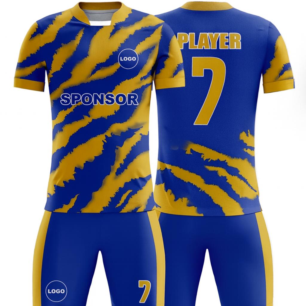 Kid's SoccerJersey - Royal Tiger