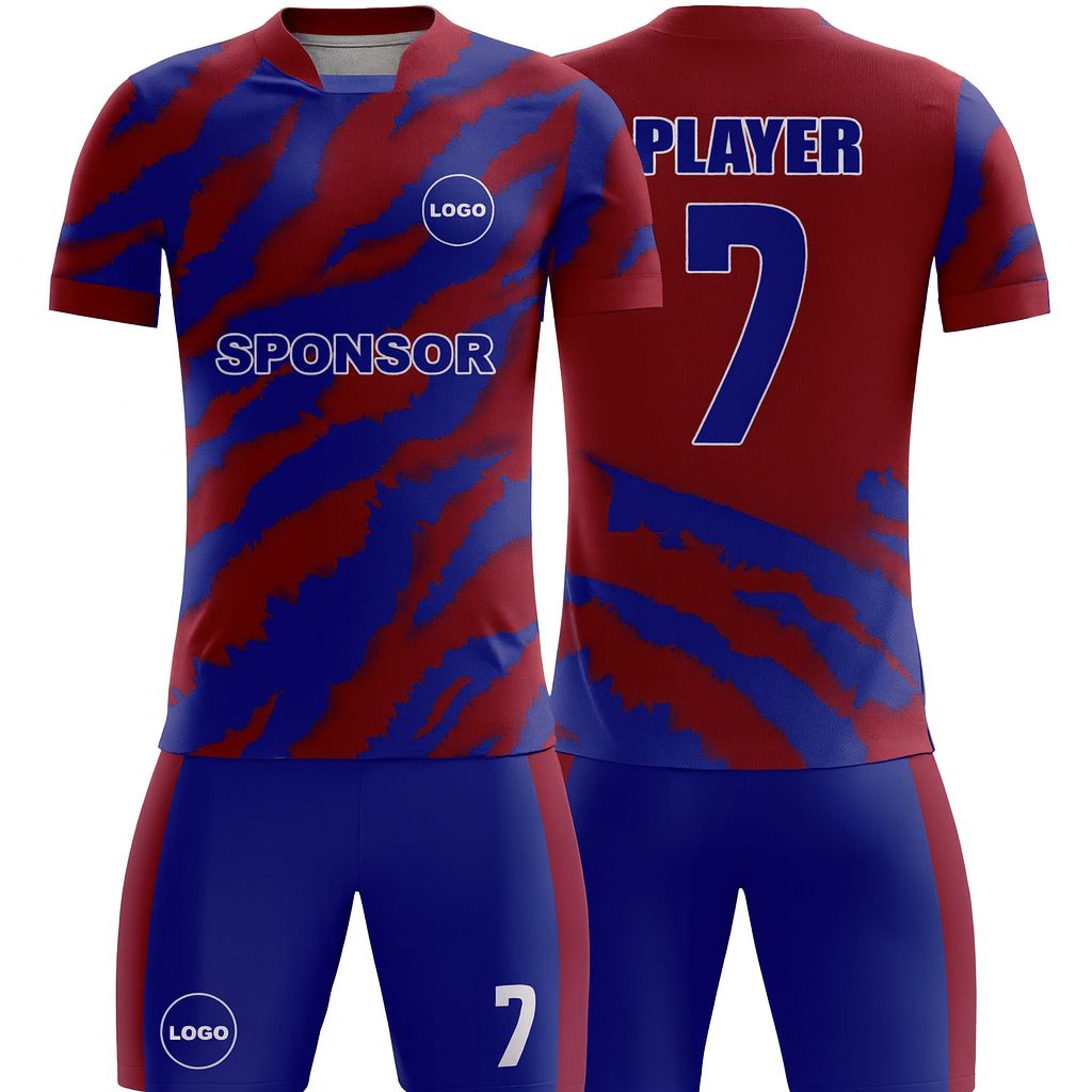Kid's SoccerJersey - Royal Tiger
