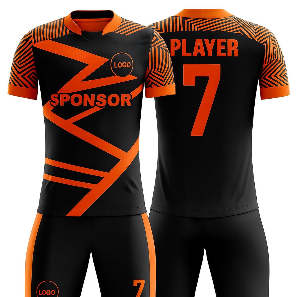 Kid's Soccer Jersey - Inferno Lines