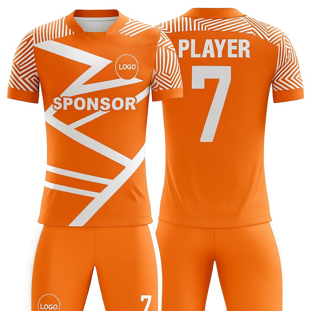 Kid's Soccer Jersey - Inferno Lines