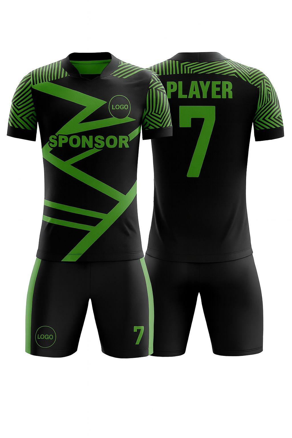 Kid's Soccer Jersey - Inferno Lines