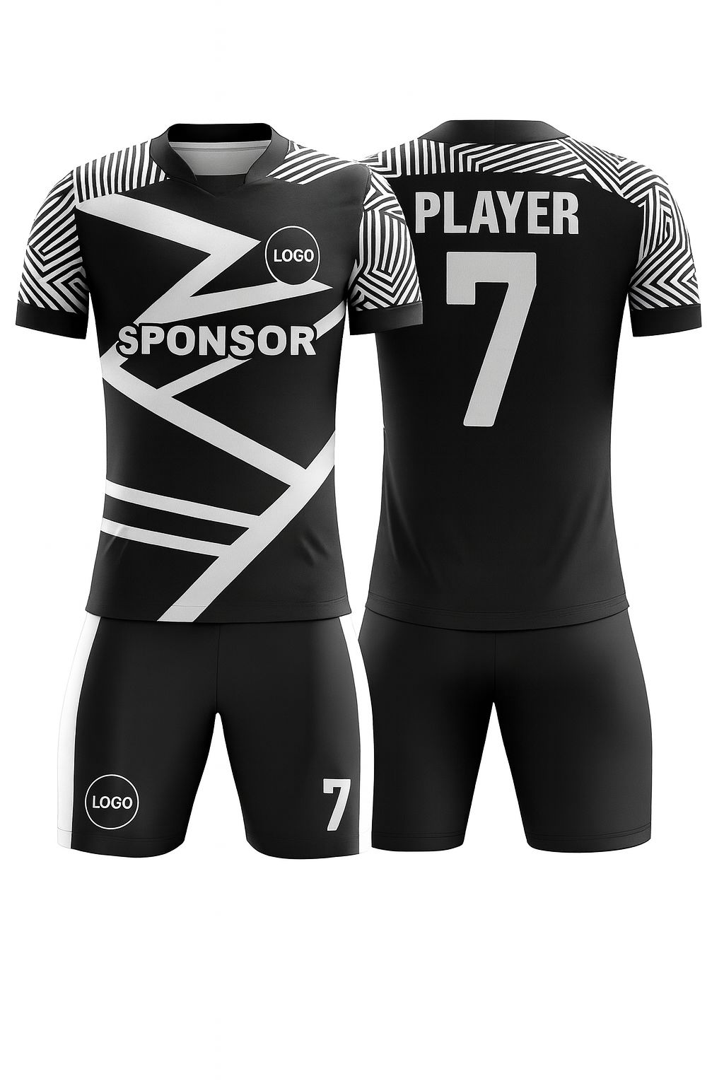 Kid's Soccer Jersey - Inferno Lines