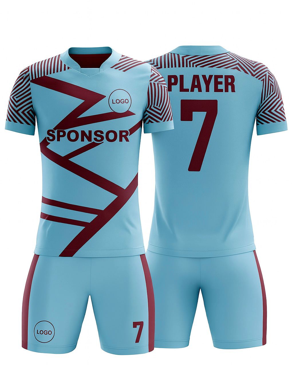 Kid's Soccer Jersey - Inferno Lines