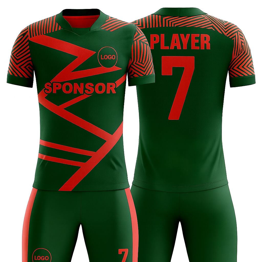 Kid's Soccer Jersey - Inferno Lines