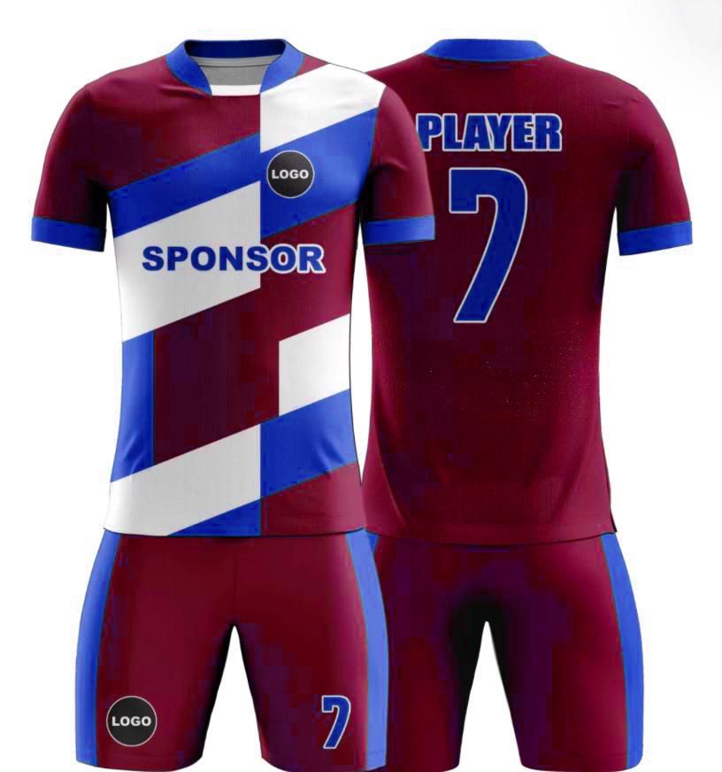 Kid's Soccer Jersey – Diagonal Geometric Series