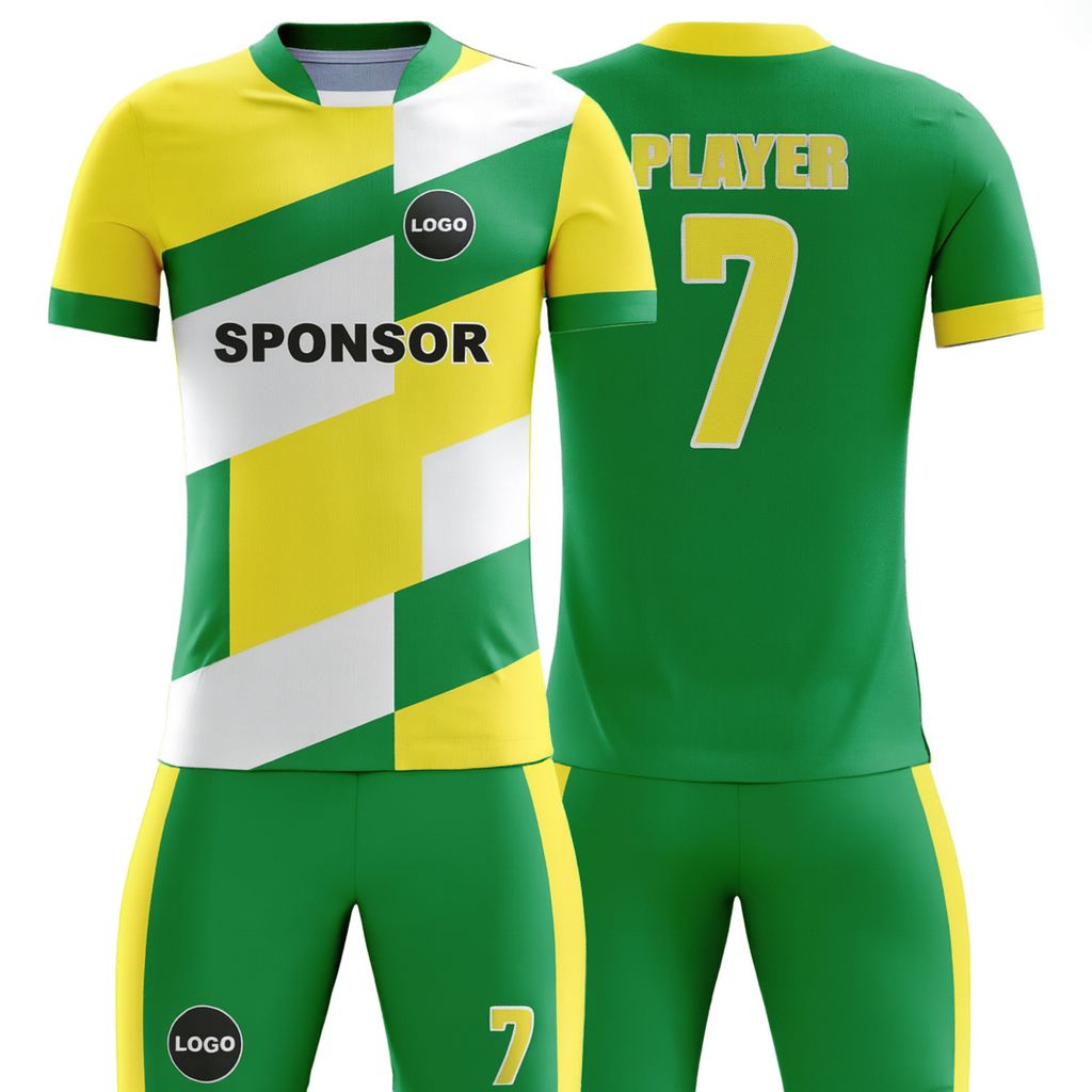 Kid's Soccer Jersey – Diagonal Geometric Series