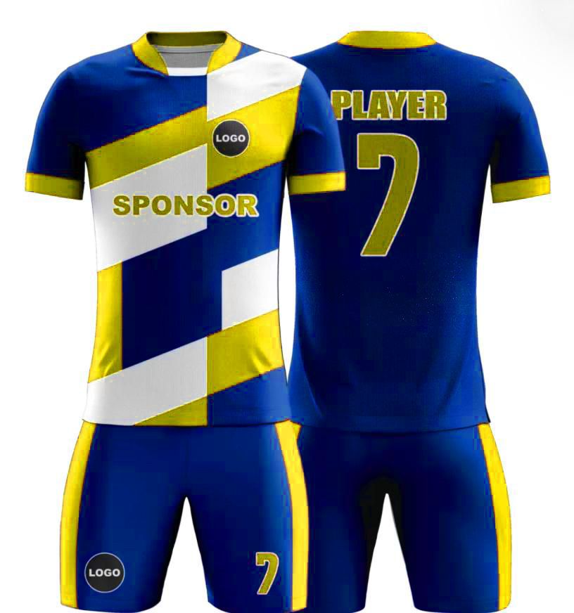 Kid's Soccer Jersey – Diagonal Geometric Series