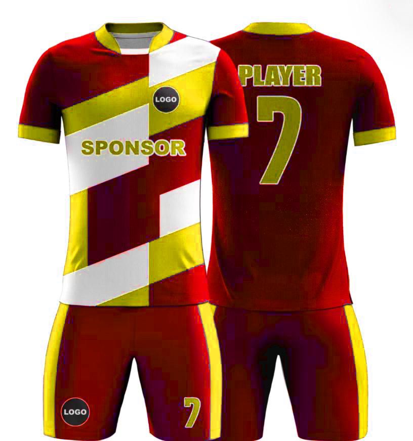 Kid's Soccer Jersey – Diagonal Geometric Series