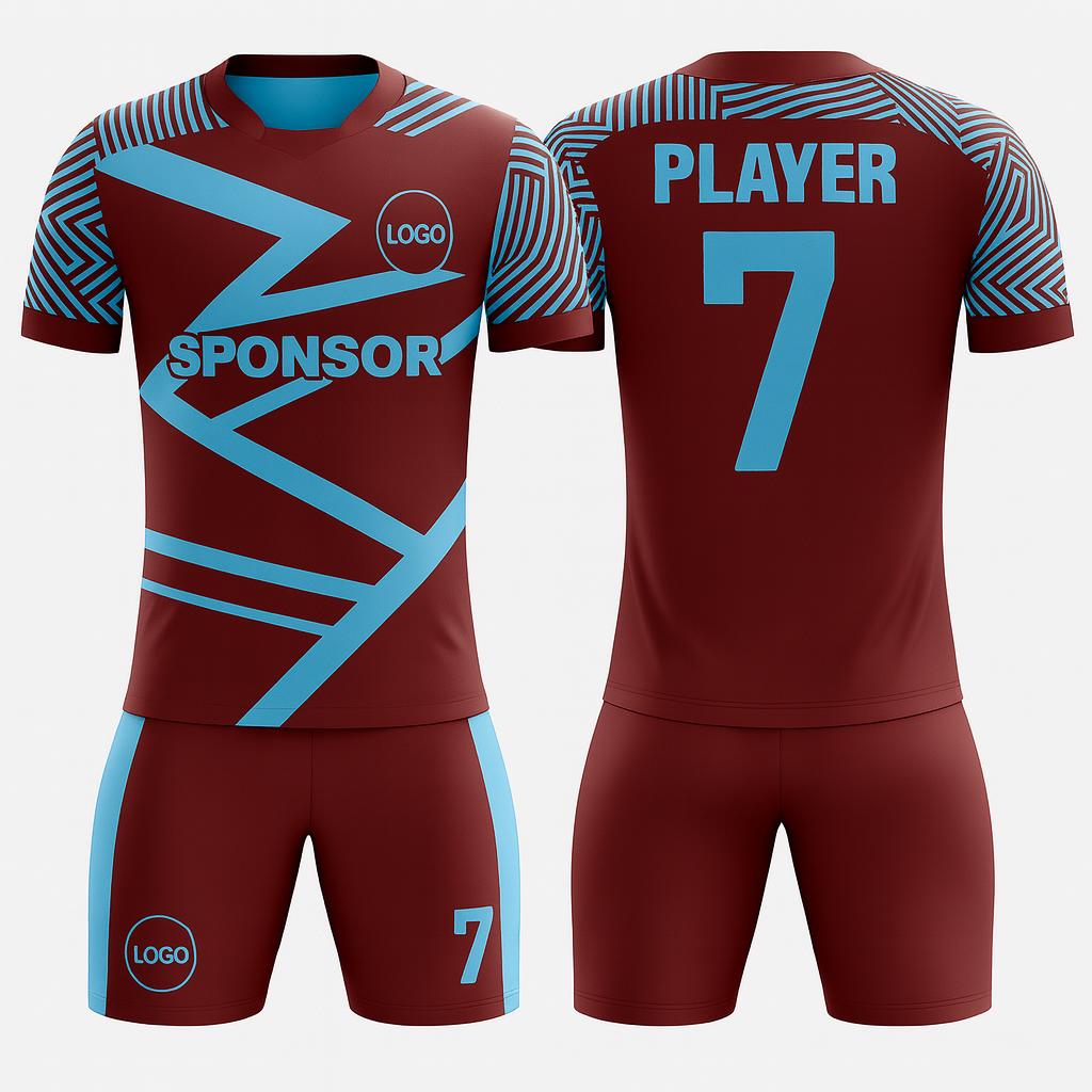Kid's Soccer Jersey - Inferno Lines