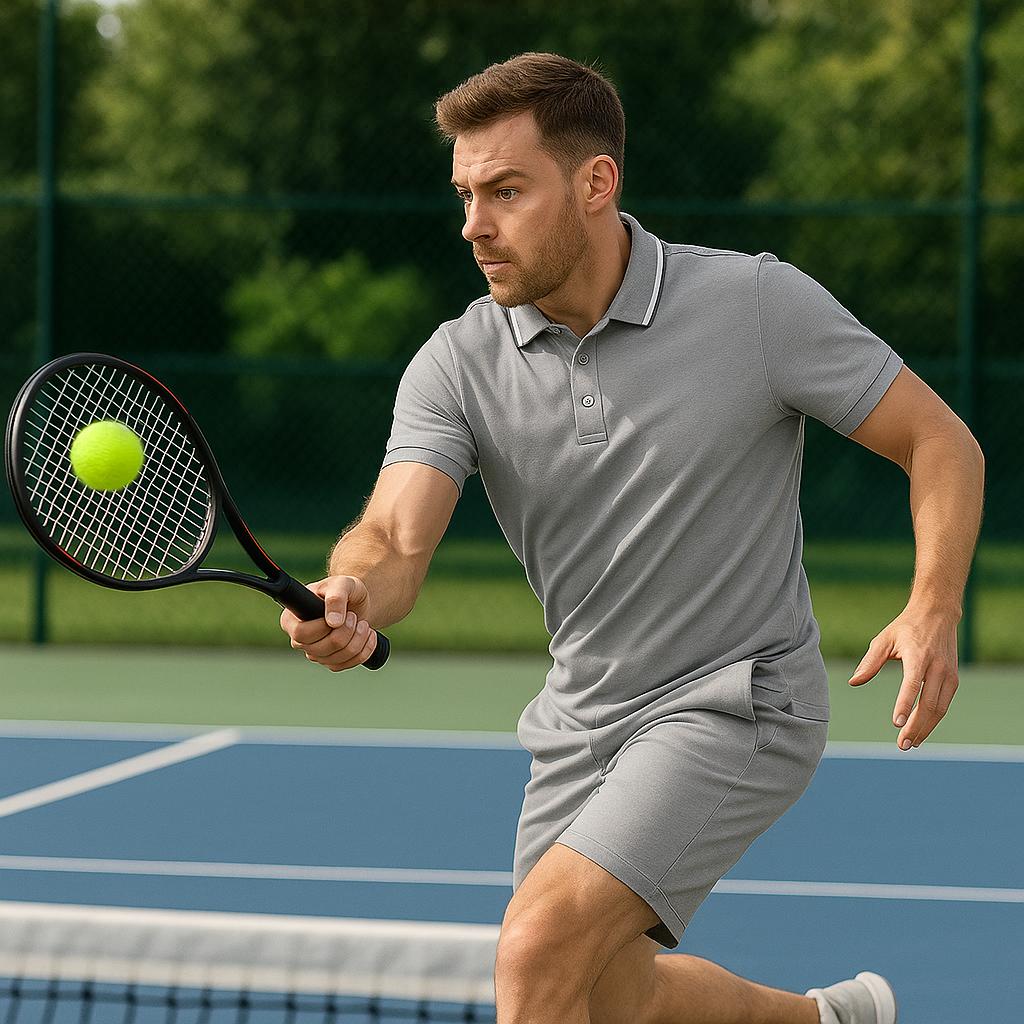 Man Tennis Polo Shirt