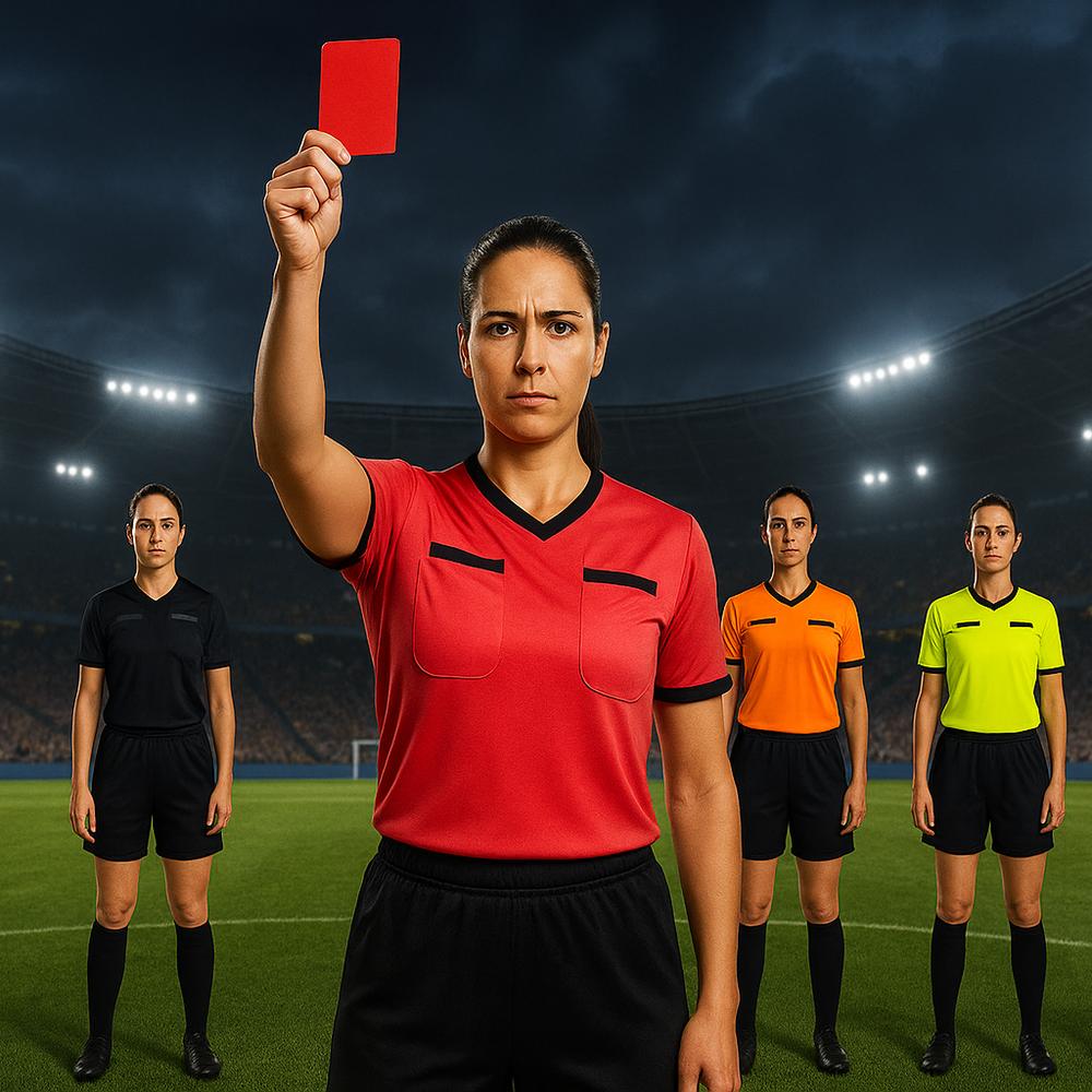 Woman Respect Refere Soccer Jersey