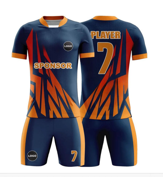 Kid's SoccerJersey - Lightning Zigzag
