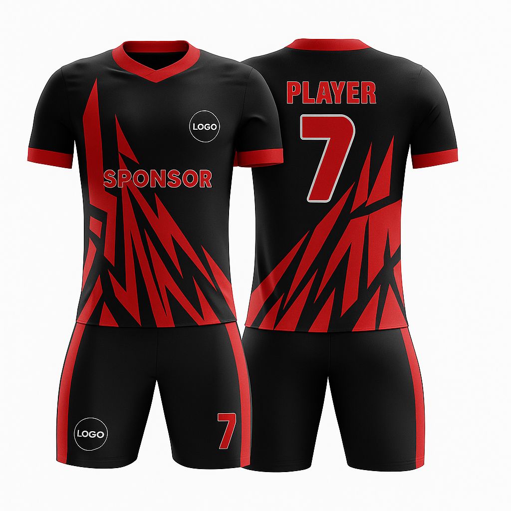 Women's SoccerJersey - Lightning Zigzag