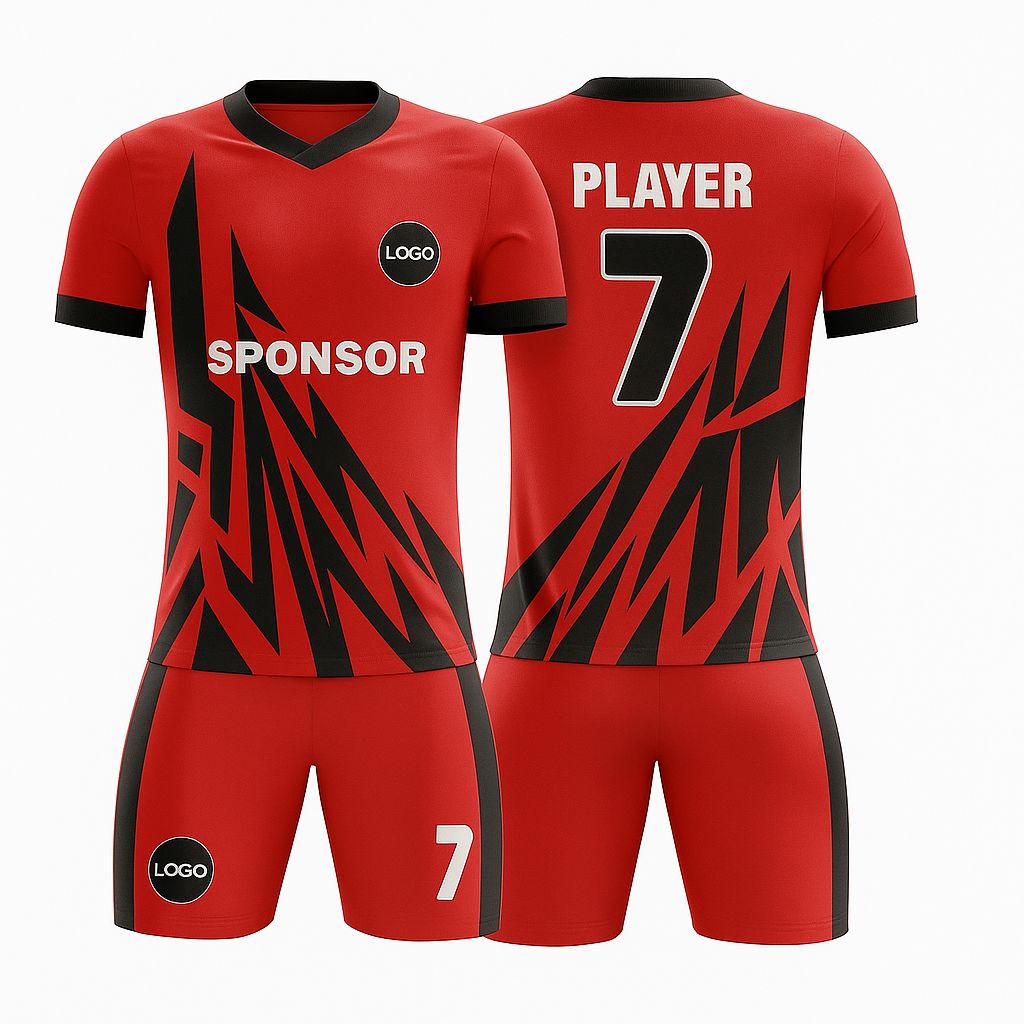 Women's SoccerJersey - Lightning Zigzag