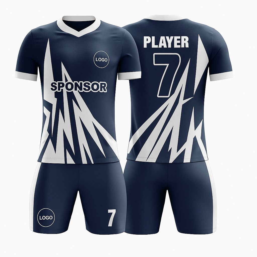 Kid's SoccerJersey - Lightning Zigzag