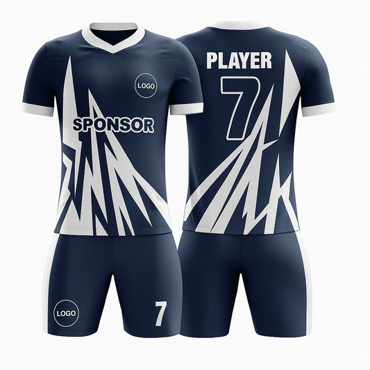 Kid's SoccerJersey - Lightning Zigzag