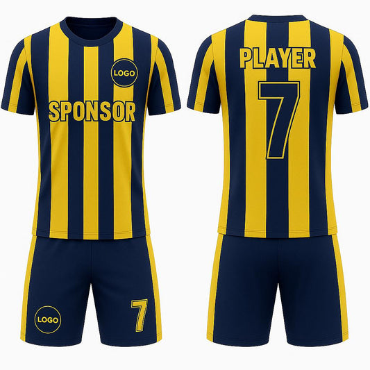 Women's Inter Striped  Soccer Jersey