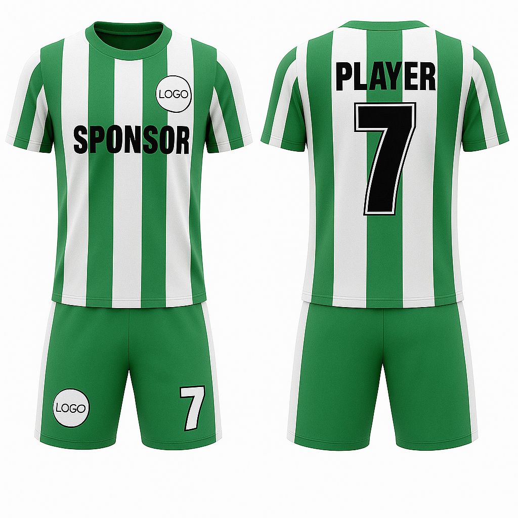 Men's Inter Striped  Soccer Jersey