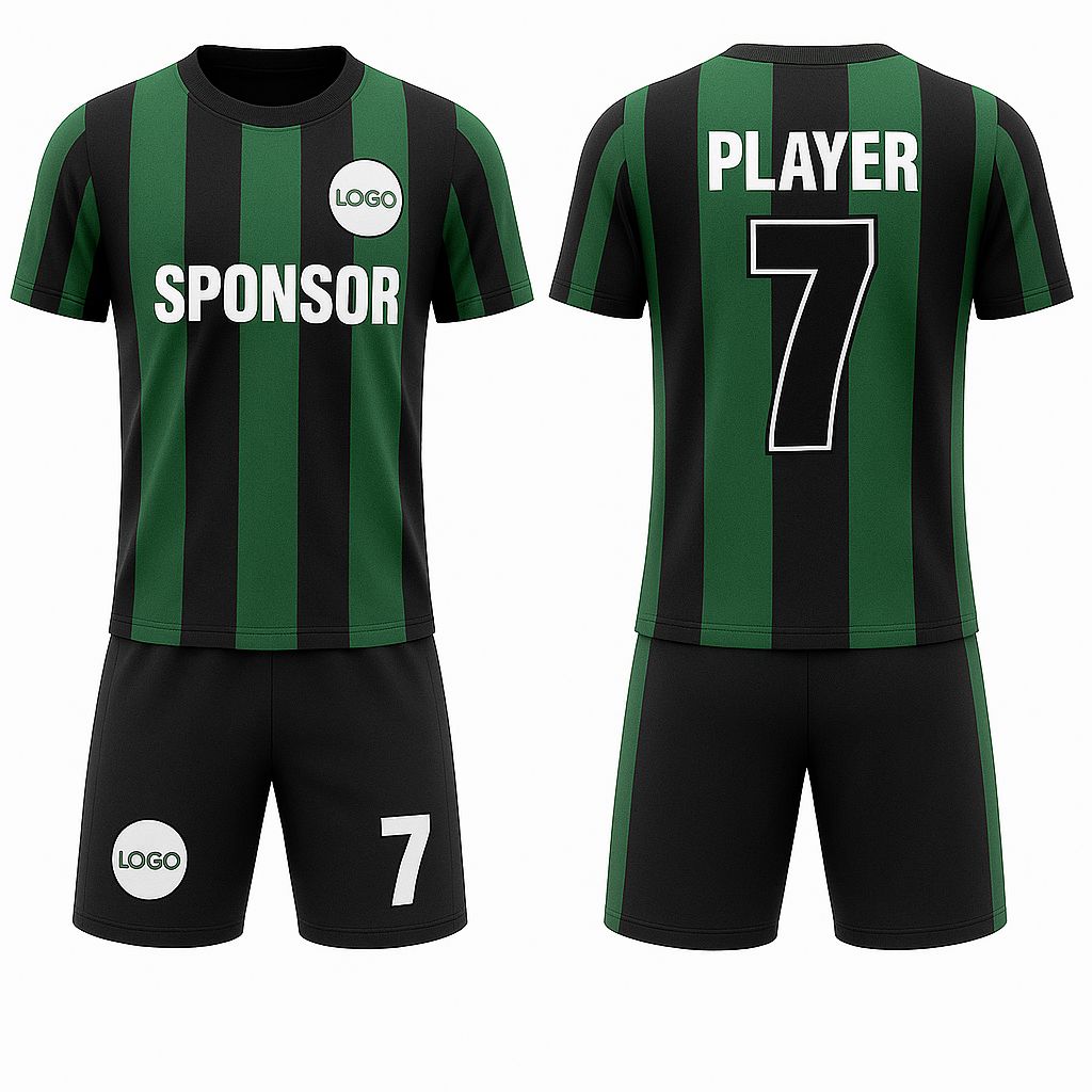 Men's Inter Striped  Soccer Jersey