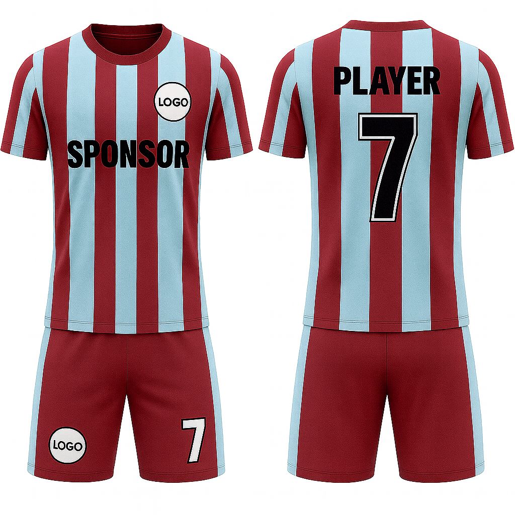 Men's Inter Striped  Soccer Jersey