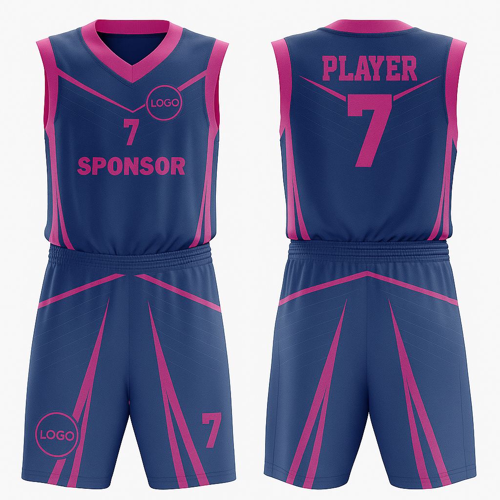 JJ Matrix Basketball Jersey (Blue Base)