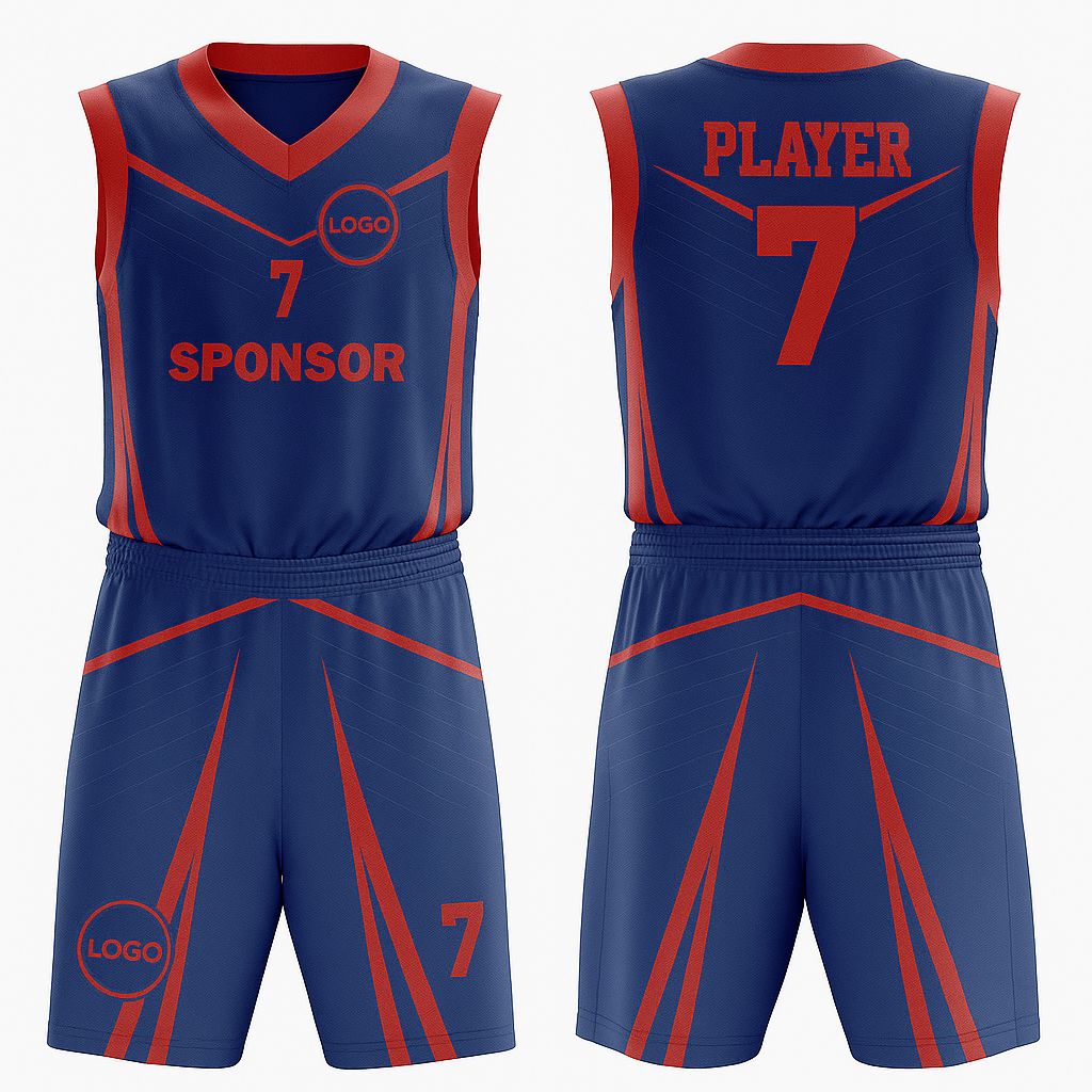JJ Matrix Basketball Jersey (Blue Base)