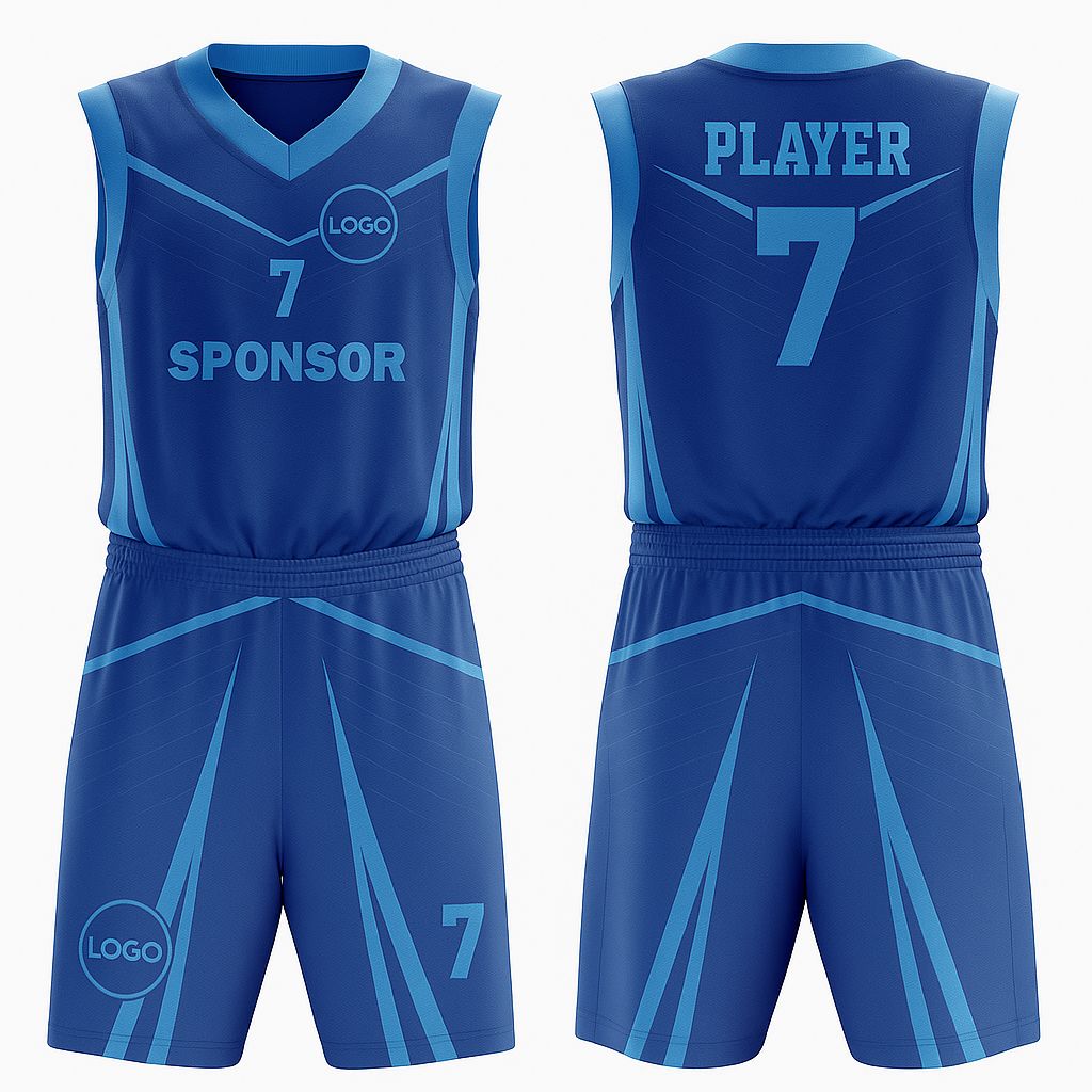 JJ Matrix Basketball Jersey (Blue Base)