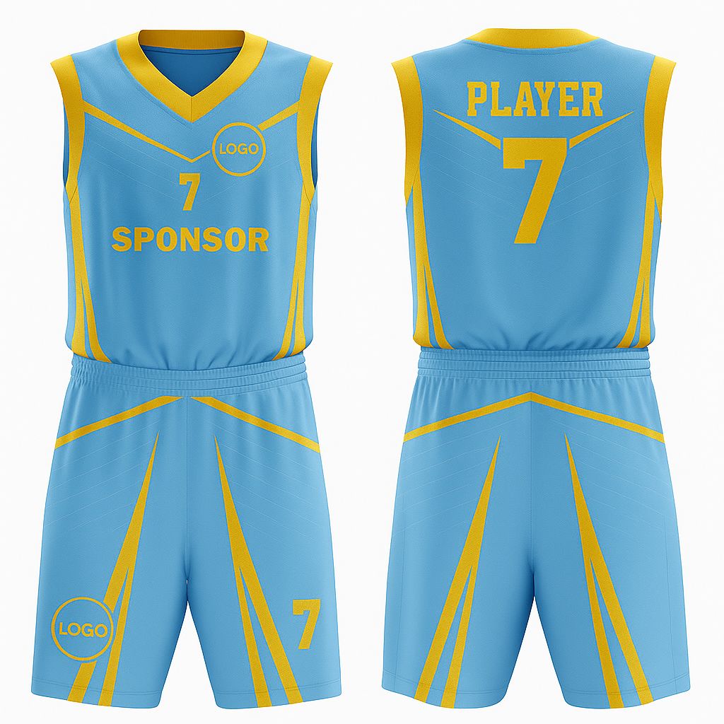 JJ Matrix Basketball Jersey (Blue Base)