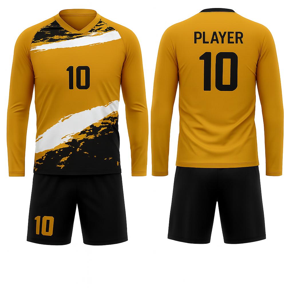 JJ Man Long Sleeve Strike Volleyball Kit