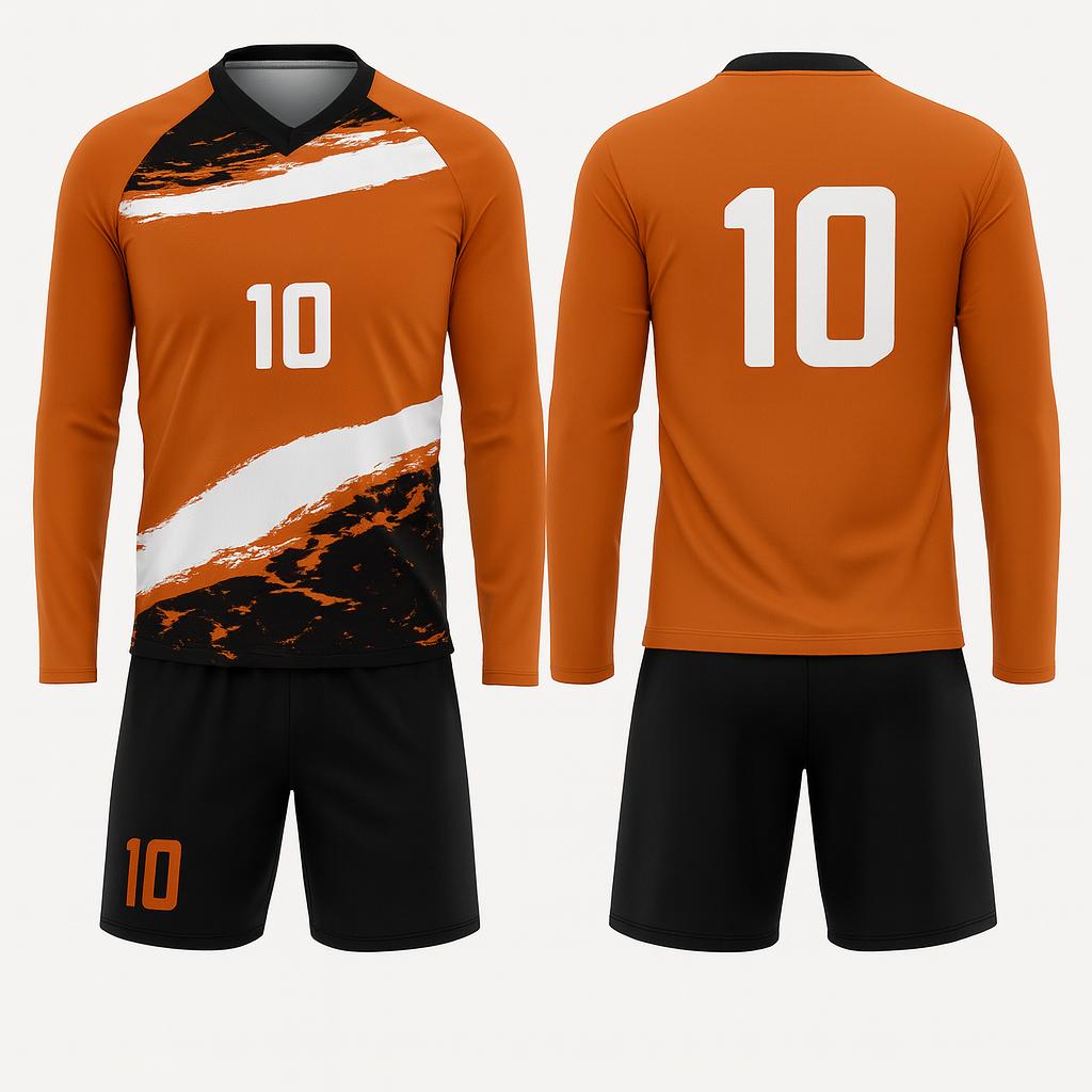 JJ Man Long Sleeve Strike Volleyball Kit