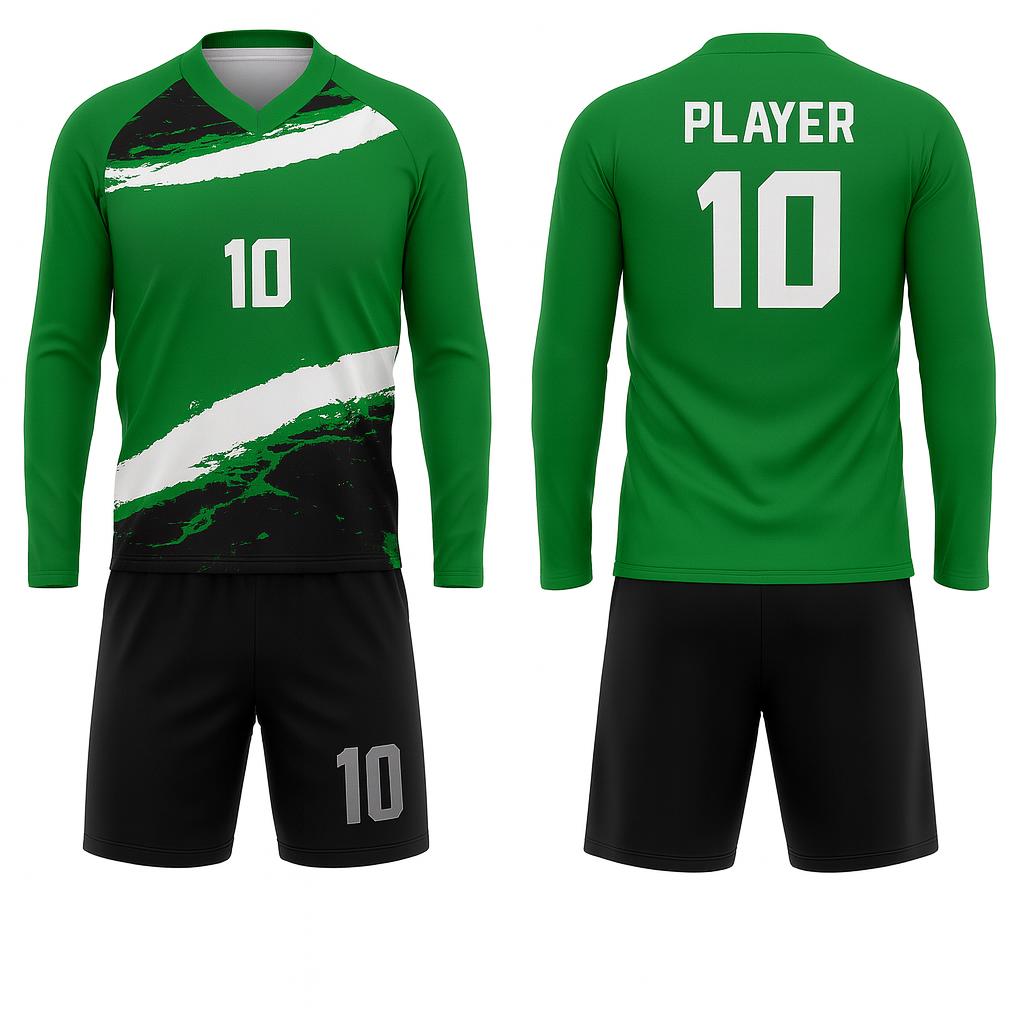 JJ Man Long Sleeve Strike Volleyball Kit