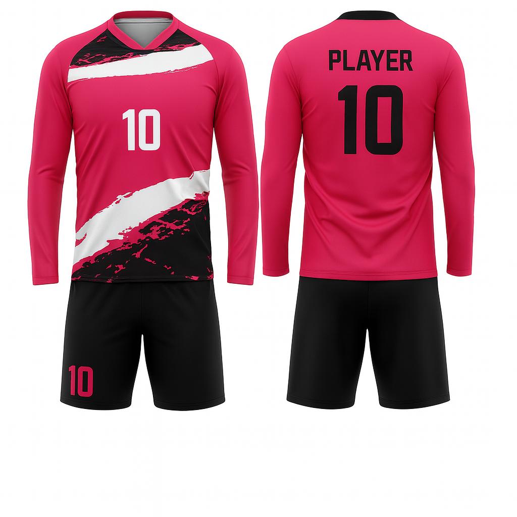 JJ Man Long Sleeve Strike Volleyball Kit