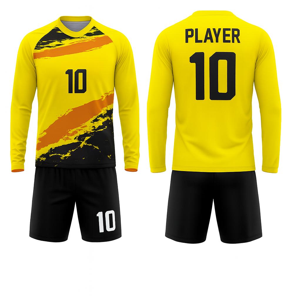 JJ Man Long Sleeve Strike Volleyball Kit
