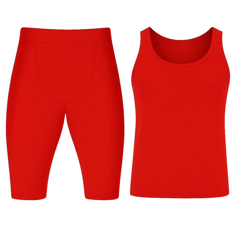 JJ Men's Athletics Training and Fitness Jersey with Short-Tights