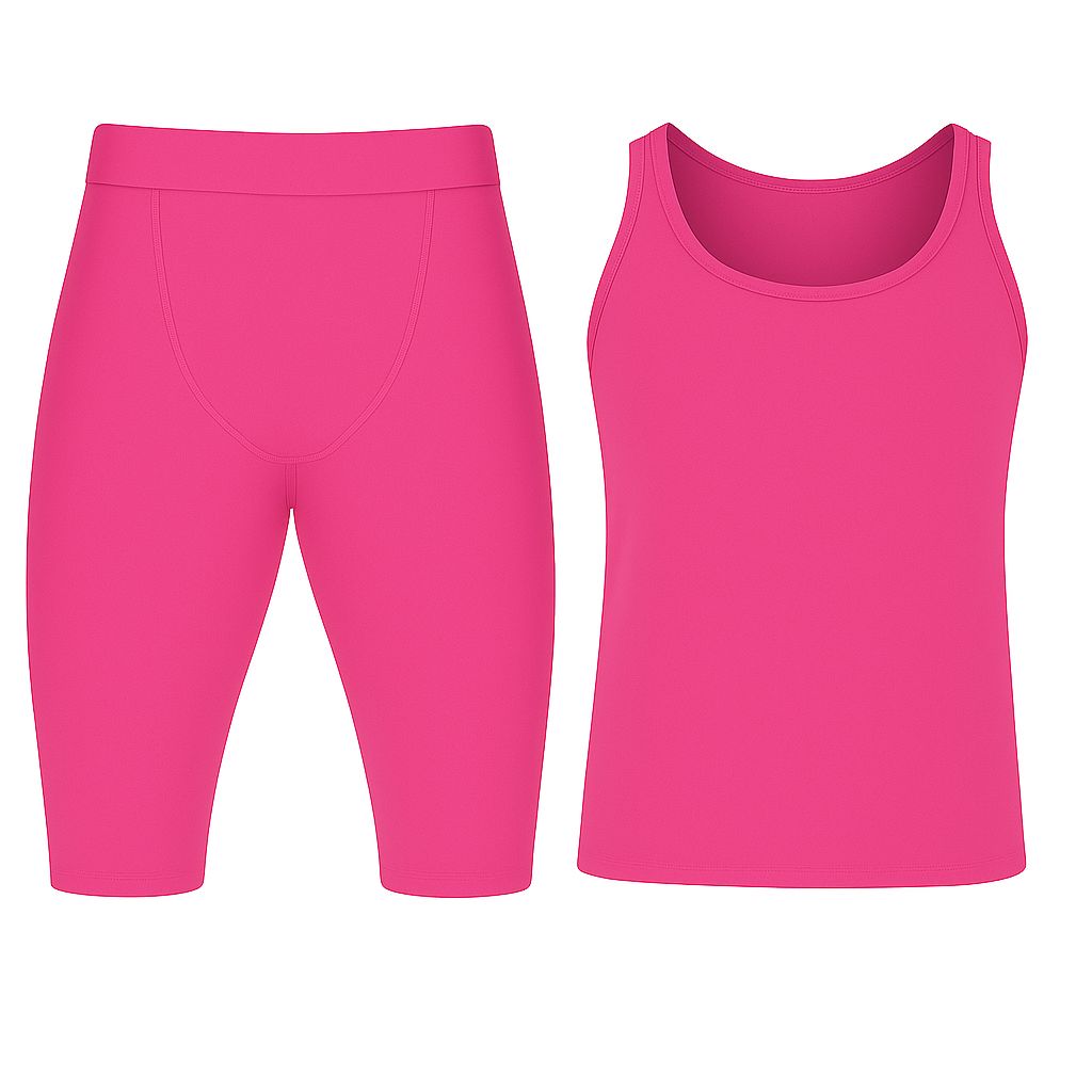 JJ Men's Athletics Training and Fitness Jersey with Short-Tights