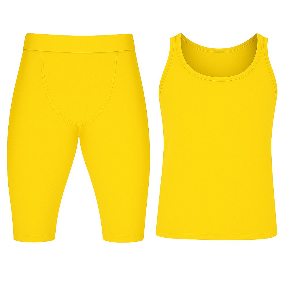 JJ Men's Athletics Training and Fitness Jersey with Short-Tights